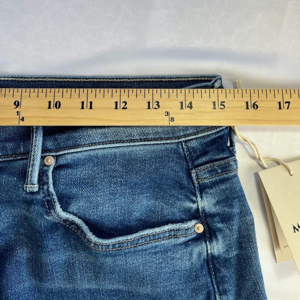 NWT Mother Undercover Cargo Sneak Jeans (Wash: opposites attract) Size 30 - Picture 13 of 13